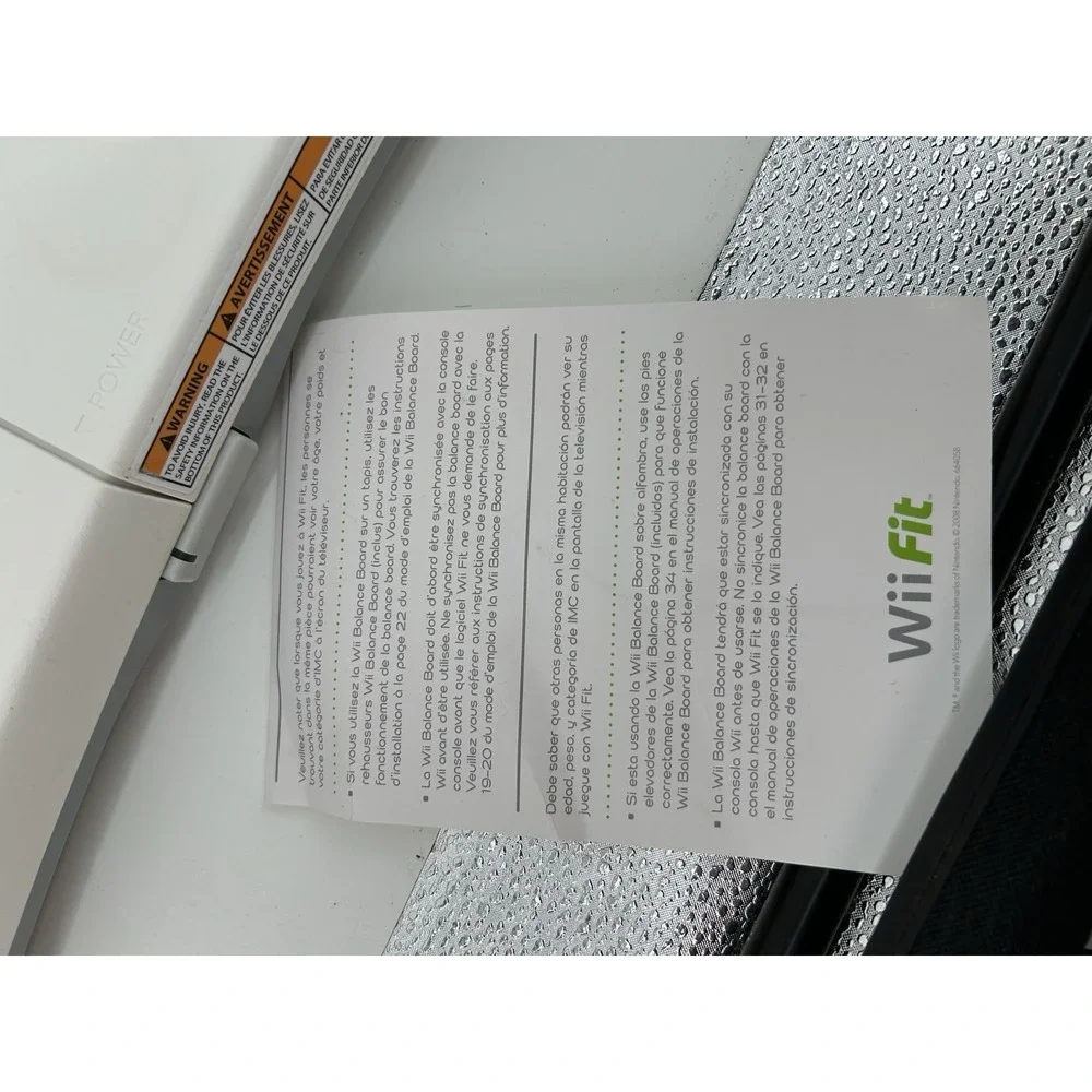Nintendo Wii Fit Balance Board Only Original Box & Protective Cover